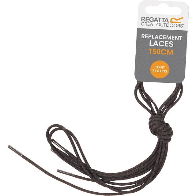 Regatta Replacement Shoe Boot Laces 150cm Black Gray Pluto