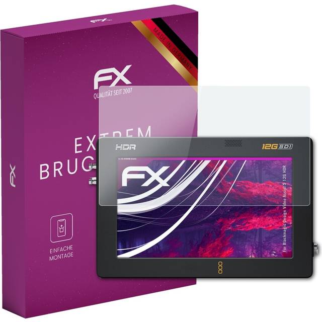 Atfolix glass protector for blackmagic video assist 5 12g hdr 9h hybrid-glass