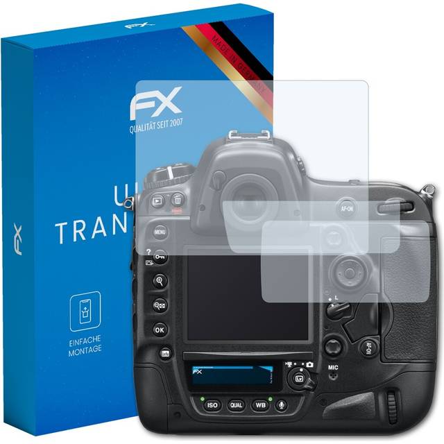 Atfolix 3x Screen Protection Film For Nikon D4 Screen Protector Clear