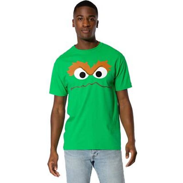 Sesame street mens t-shirt oscar face top tee s-2xl official