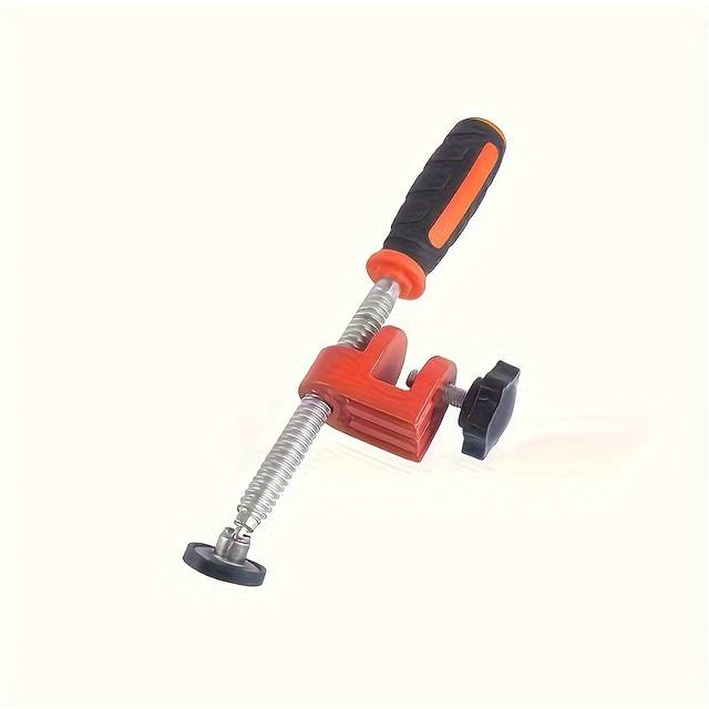 TEMU 1pc Woodworking Clamp, F-clamp Clamping Tool, Industrial Metal Fixing Clamp, Iron Material, Semi-matte , Assembled