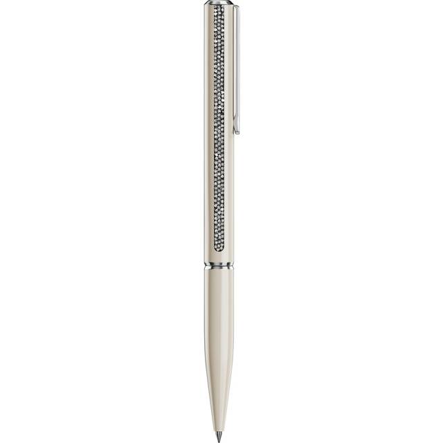 Shimmer ballpoint pen, Beige, Beige lacquered, chrome plated - OS