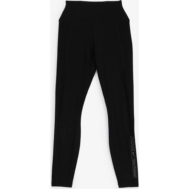 Pants Nike One Fitted Women's High-Waisted Full-Length Leggings Black S (S)