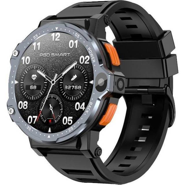 Rainbuvvy PG999 4G smartwatch 1.54 inch Android 8.1 Dual Camera RAM 2GB ROM 16GB WIFI GPS 800mAh Single SIM Smart Watch Phone 4GB&64GB black