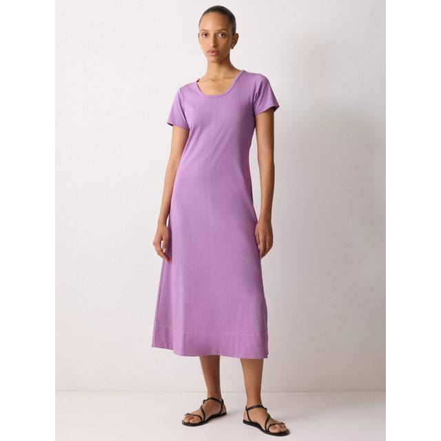 Jigsaw Cotton Short Sleeved Midi T-Shirt Dress