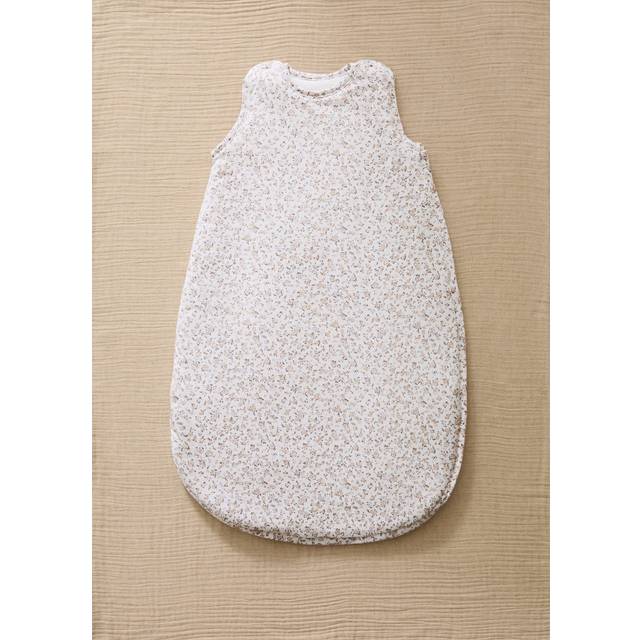 Baby sleeping bag with mini-flower print white - Home - One size - MANGO HOME - White - U