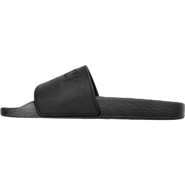 (WMNS) Gucci Logo Rubber Slide 'Black' 525140-JCZ00-1031