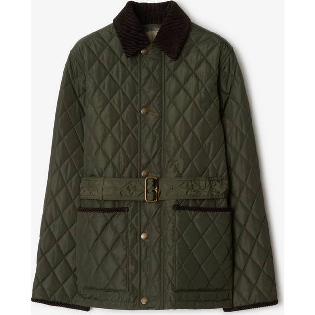 Nylon Quilted Jacket - M - Black