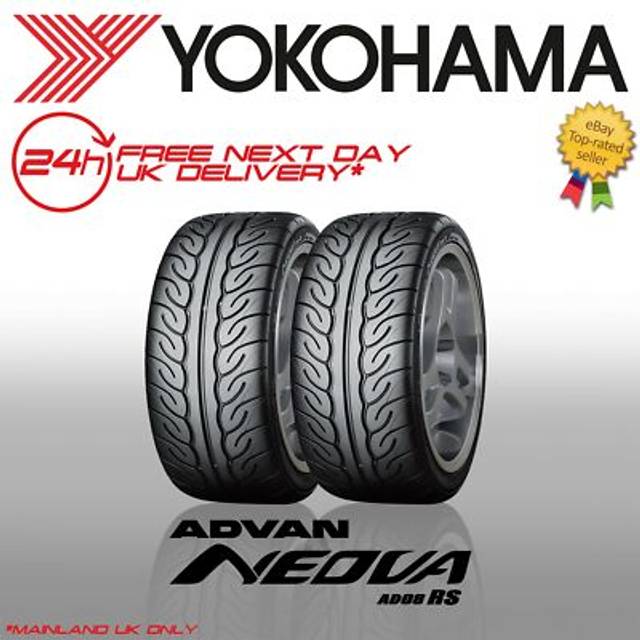 2 x 225 45 r16 89w 2254516 yokohama track day race road advan ad08rs tyres