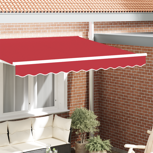 vidaXL Awning Valance for 3 m Frame Red 2.8x0.2 m