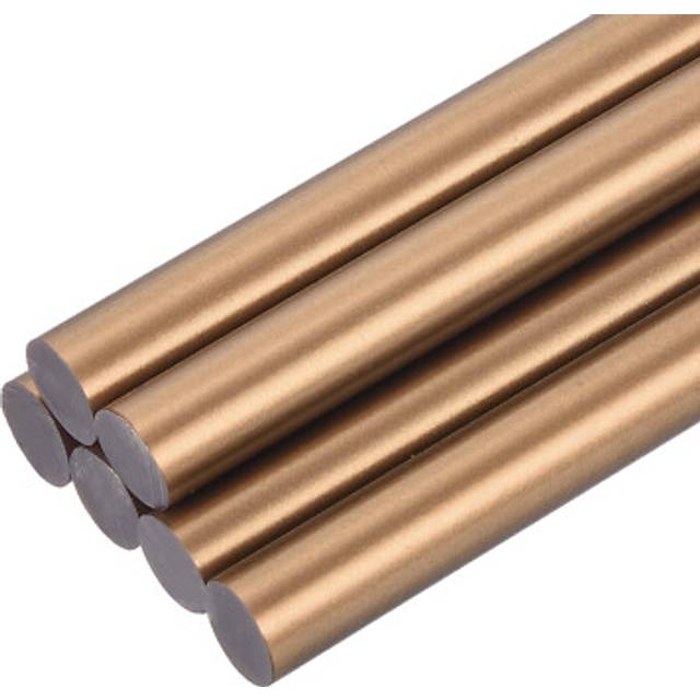 Mini hot glue sticks for glue gun 0.43-inch x 4-inch bronze gold 6pcs