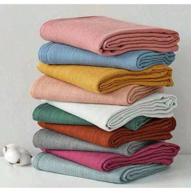 SHEIN Summer Goodies 1pc Solid Color Baby Swaddle Blanket, Soft & Gentle Fabric, Suitable For Newborns & Infants