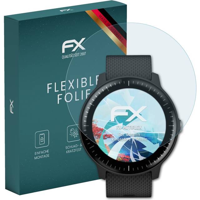 Atfolix 3x Protective Film For Garmin Vivoactive 3 Music Clear&flexible