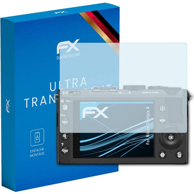 Atfolix 3x screen protection film for nikon coolpix a screen protector clear