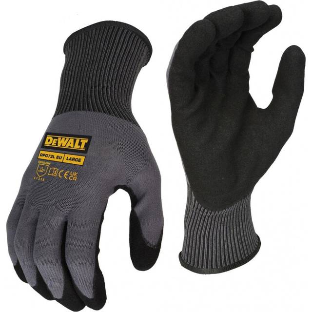 Dewalt Power Tools Coated Grip Gloves - L (size 9)