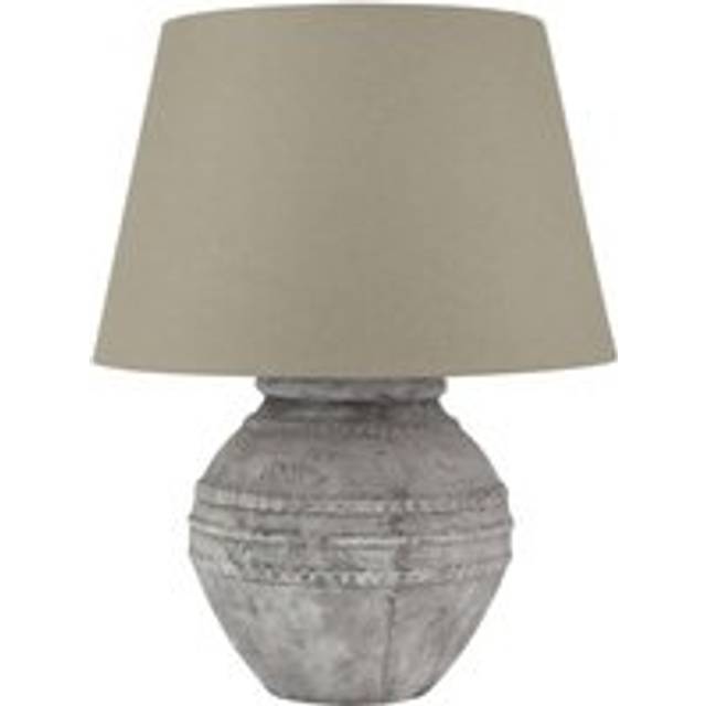 Athena Table Lamp (UK Plug) - Stone - One Size