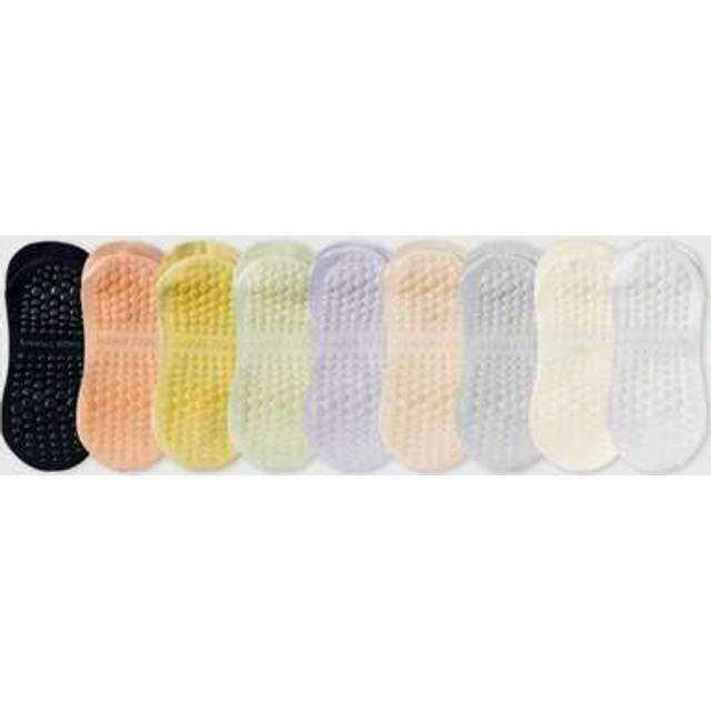 SHEIN 3/6/9 Pairs/Pack Women&#39;s Thin Summer Style Breathable Mesh Exercise Yoga Pilates Aerobics Silicone Anti-Slip Running With Ears Sock