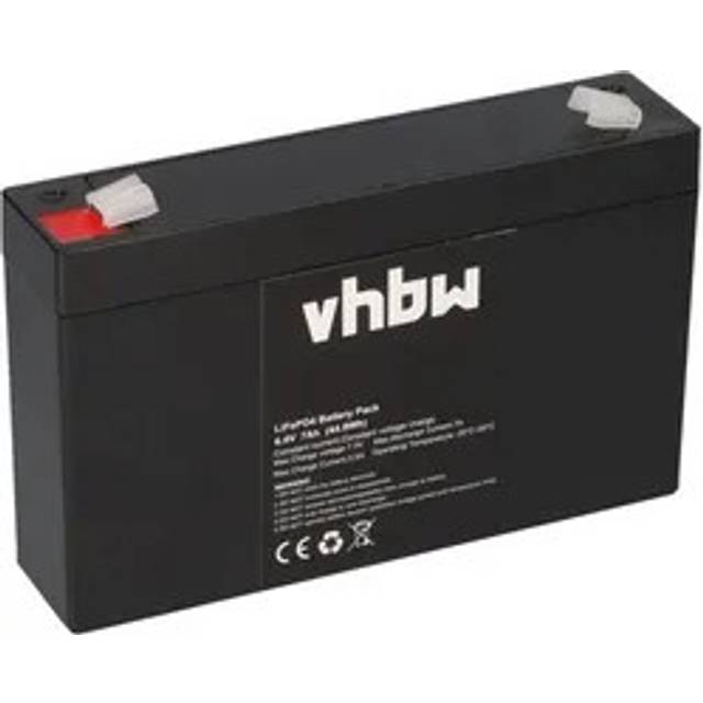 Vhbw - Leisure Vehicle Battery For Caravan, Boat, Camping, Motorhome (7 Ah, 6.4 v, LiFePO4)