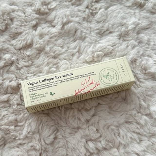 Axis-y vegan collagen peptide eye serum 10ml full size & sealed k beauty