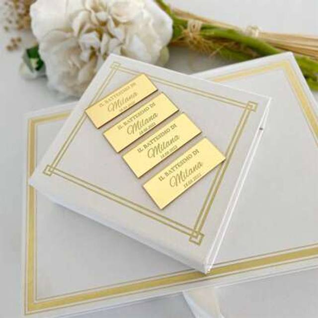 SHEIN Custom Gold Acrylic Name Tag, Save The Date Mirror Tag, Reception Token, Birthday Tags, Chocolate Favors, Lettering Name Logo, Gift Tag, Bridal Shower