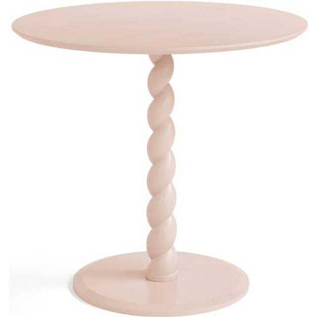 Fifi 4 Seater Round Dining Table, Pine Wood - Apricot