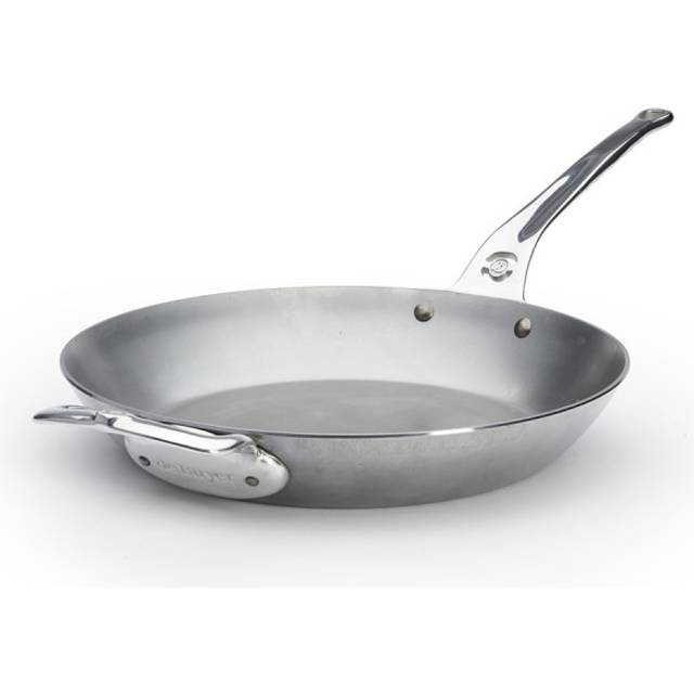 De Buyer Mineral B Pro stekpanna 32 cm - Silverfärgad