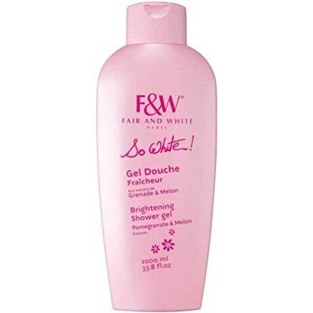 Fair and White So White! Refreshing Shower Gel with Pomegranate & Melon Extracts, 1000ml / 33.8fl.oz.