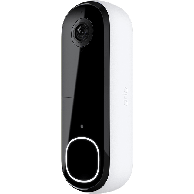 Arlo Wireless HD Video Doorbell – Outdoor WiFi Security Camera, Motion Sensor, Night Vision, 6-Month Battery Life, Free Arlo Secure Trial, White, New