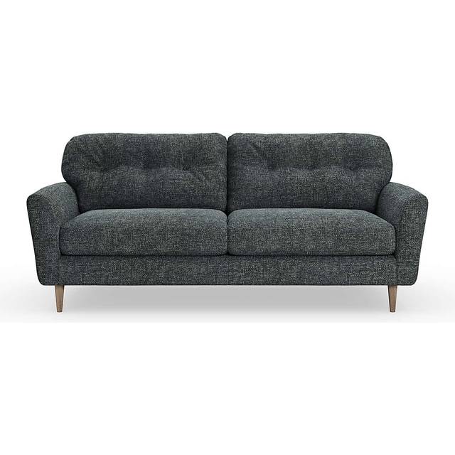 Sven Chunky Chenille 4 Seater Sofa - Navy