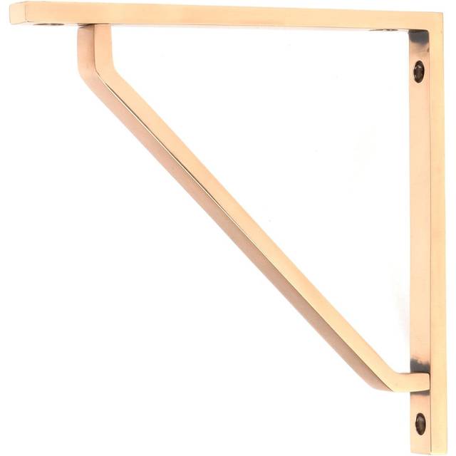 From The Anvil Polished Bronze Barton Shelf Bracket (150Mm X 150Mm), Brown