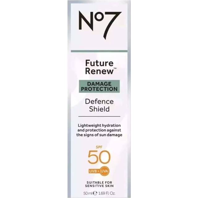 No7 future renew uv defence shield spf 50 50ml 100% genuine rrp £24.99