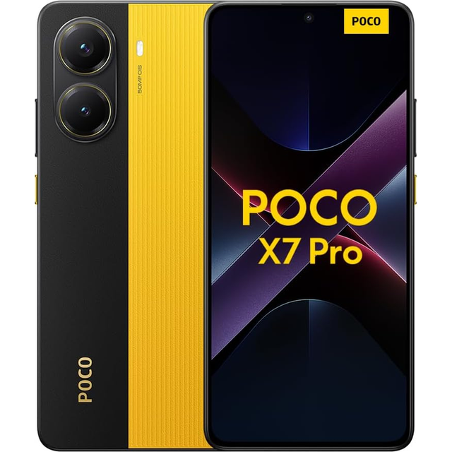 "Xiaomi Poco X7 Pro 5G Dual Sim 12GB RAM 512GB - Yellow"