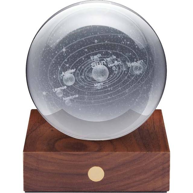 Amber Crystal Light Solar System - 3D