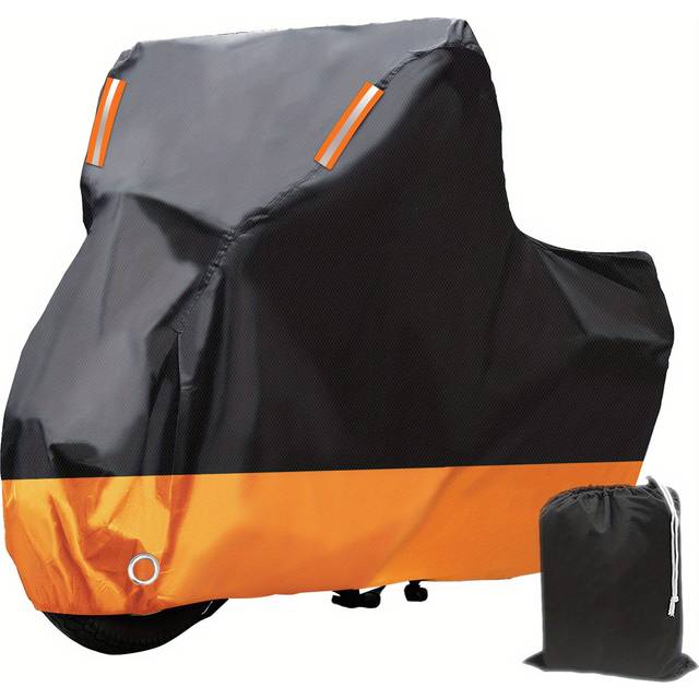 TEMU Tokept Motorcycle Cover, Outdoor Windproof Suitable For For For Kawasaki 116-inch
