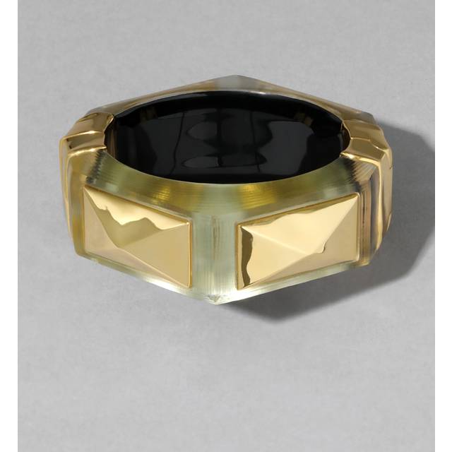 Alexis Bittar Luminous Lucite Armor Hinge Bracelet- in Sage | Statement Jewelry from Alexis Bittar (One Size)