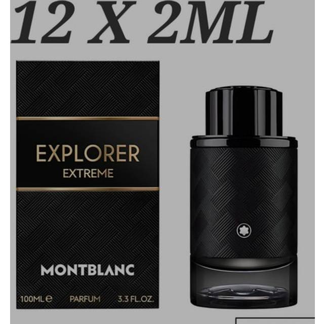 Mont blanc explorer extreme mens edp 2ml ×12 vial mini perfume spray seald