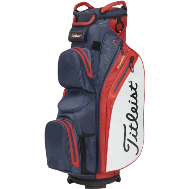 Titleist Cart 14 StaDry Cart Bag - Navy/Red/White