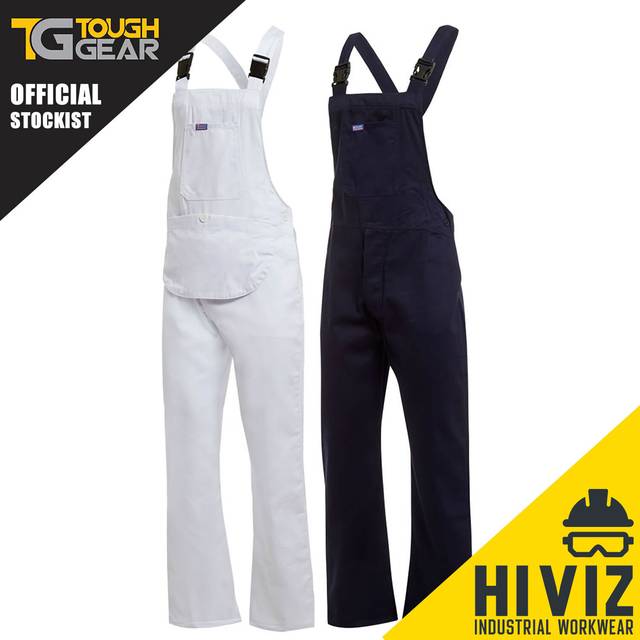 Mens ladies bib and brace painters decorators overalls coveralls work dungarees