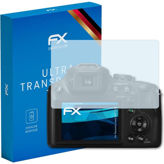 Atfolix 3x screen protector for panasonic lumix dmc-fz72 clear