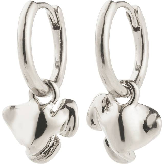 Pilgrim Luis Earrings Silverplated Dam Creoler Stl. one size - Från Magasin - Sølv (one size)