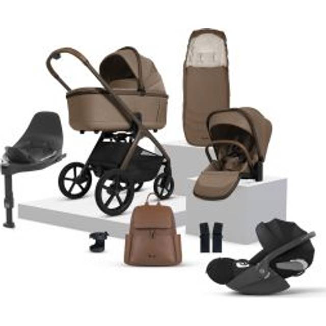 Silver Cross Cove Ultimate 360 Car Seat Bundle - Maple - Nautral Taupe Car Seats, Maple