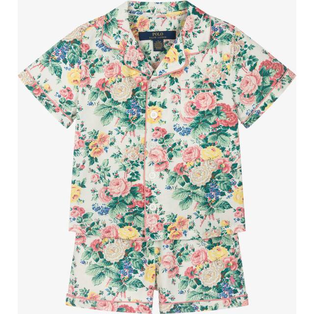 Polo Ralph Lauren Pyjamas - Flerfärgad m. Blommor - Polo Ralph Lauren Acc - 12 år (152) - Pyjamas 2-delad