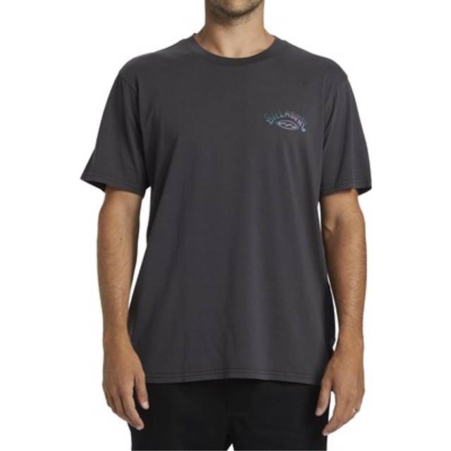 Billabong mens crayon wave long sleeve t-shirt top tee shirt cotton crew neck