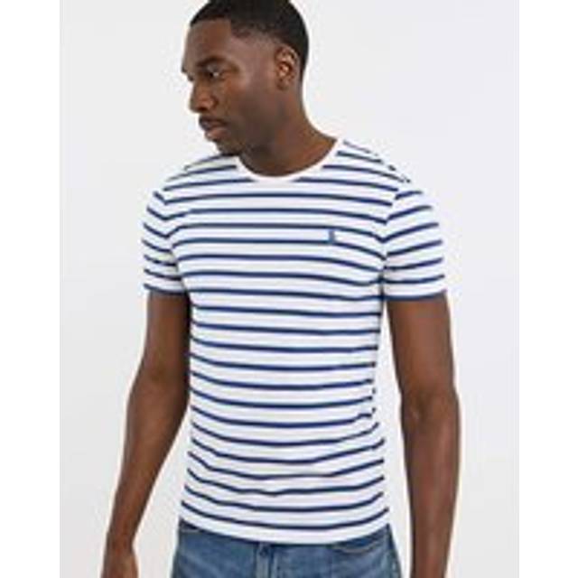 Polo Ralph Lauren T-Shirt -White/Royal - White/Royal Blue - 4XL