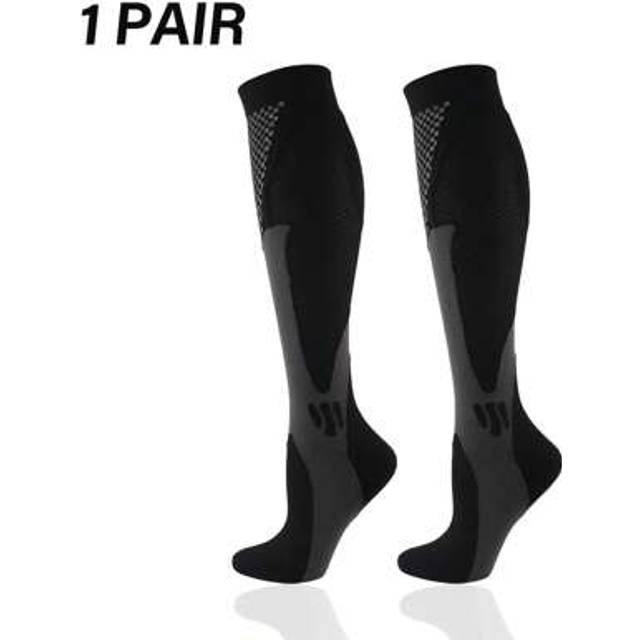 SHEIN 1 Pair Compression Socks Stockings Men Best Rated Support Non Slip Travel Long Flights Christmas Gift Friend Mother Dad Work Athletic Gym Sport Runnin