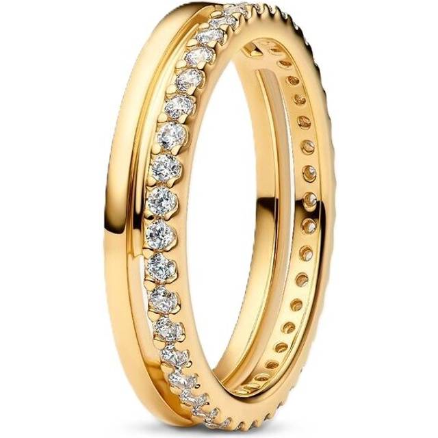 Pandora Rings - Double Band Ring - gold - Rings for ladies - 54