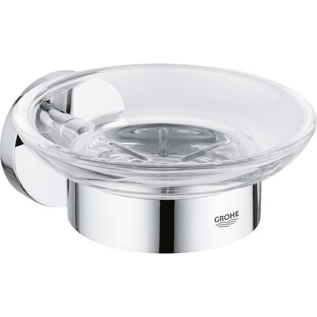 GROHE 40444001 Essentials Soap Dish and Silver Holder