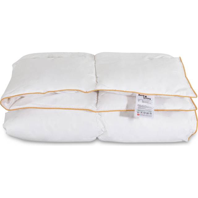 Täcke för baby med 100% gåsdun - 70x100 cm - bärighet 12 - helårs baby täcke - Borg Living täcke (70x100 cm)