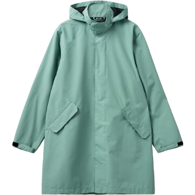 Long waterproof jacket H2O Rømø Logo LW Packable - Vert - M
