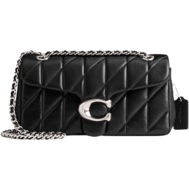 Coach Tabby 26 Quilted Leather Shoulder Bag - Black
